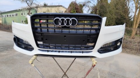 БАМПЕР ПЕРІД AUDI A8 S8 D4 4H 4H0 РЕСТАЙЛ КАРБОН 