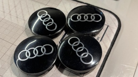 4X КОВПАЧКИ AUDI DO ДИСКІВ 56/51MM 