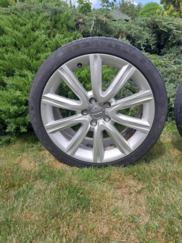 ТИТАНОВІ ДИСКИ AUDI 18 ET 39 5X112 8JX18 H2 4 ШТУКИ Z ШИНАМИ 