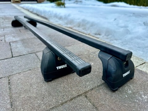 БАЛКИ THULE 753/460 + 712200 NA НИЗЬКА РЕЙЛІНГИ NP. KIA CEED, BMW, AUDI 