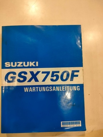 КНИЖКА СЕРВІСНА SUZUKI GSX 750F SERWICE МЕХАНІКА 
