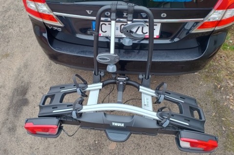 THULE VELO COMPACT 924, КРІПЛЕННЯ БАГАНИК NA 2 ROWERY, МАКС 46 KG 