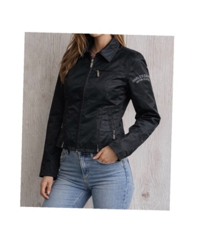 КУРТКА МОТОЦИКЛЕТНА NYLONOWA ЧОРНА HARLEY-DAVIDSON BIKER VINTAGE R. M 