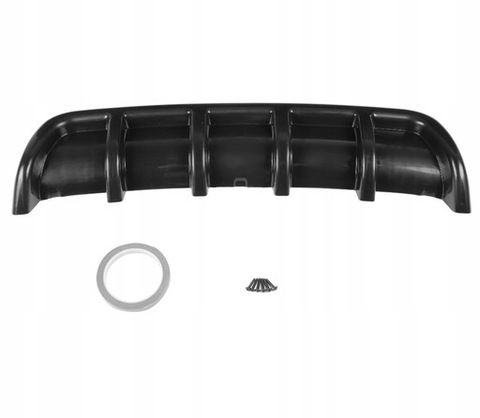 BLACK UNIVERSAL DIFFUSOR REAR BUMPER  