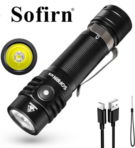 LINTERNA SOFIRN SC18 1800 LM + AKKU 18650  