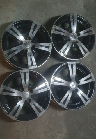 4X 14 ДЮЙМИ 4X98 ET 35 6JX14H2 ТИТАНОВІ ДИСКИ ДОСТАВКА 