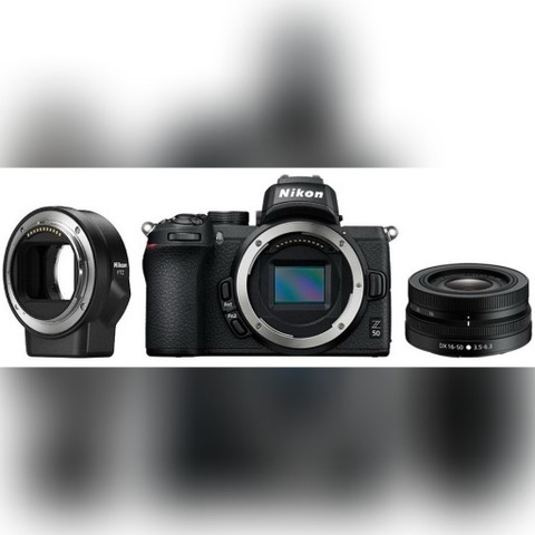 Nikon Z50 + NIKKOR 16-50 F/3.5-6.3VR + Adapter FTZ
