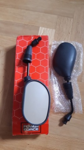 КОМПЛЕКТ ЗЕРКАЛ OWALNYCH POWER FORCE 8MM 2X ПРАВИЙ ГВИНТ 