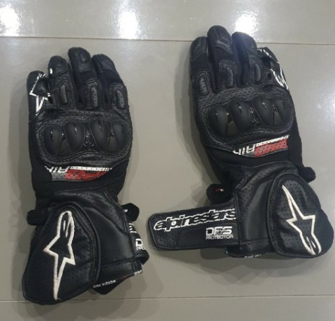 REKAWICE МОТОЦИКЛЕТНІ ALPINESTARS SP-8 V3 AIR BLACK/WHITE ROZM. L 