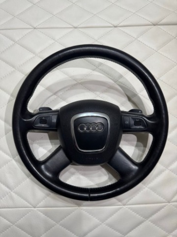 AUDI A8 D3 РУЛЬ С ПОДОГРЕВОМ ШПАТЕЛИ МНОГОФУНКЦИОНАЛЬНОСТЬ + AIRBAG КОМПЛЕКТ 