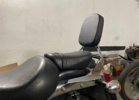 СПИНКУ ПАСАЖИРА HONDA SHADOW 125 Z BAGAZNIKIEM ЯК НОВЕ 