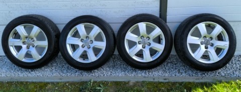 КОЛЕСА ЛЕТНИЕ 225/55 R17, ТИТАНОВЫЕ ДИСКИ R17 5X112 