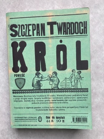 Książka Król - Szczepan Twardoch