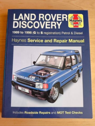 КНИЖКА LAND ROVER DISCOVERY 1989-1998 (G TO S REG) PETROL & ДИЗЕЛЬ HAYNES 