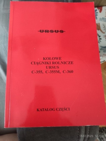URSUS C355, C360, C355M KOLOWE CIAGNIKI АГРО КАТАЛОГ ЗАПЧАСТИНИ 
