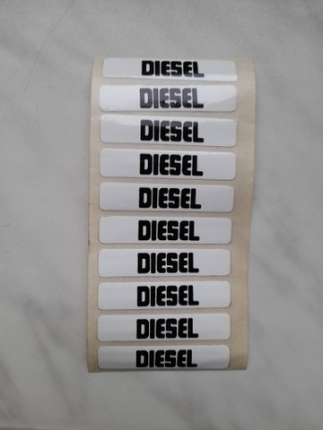 PEGATINAS DIESEL DISEL 10 SZT.  