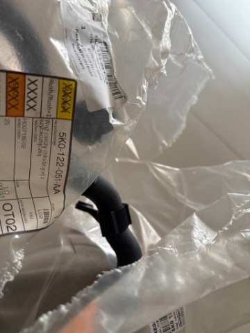 ПРОВІД ТРУБА ВОДИ VW CADDY 5K0122051AA 