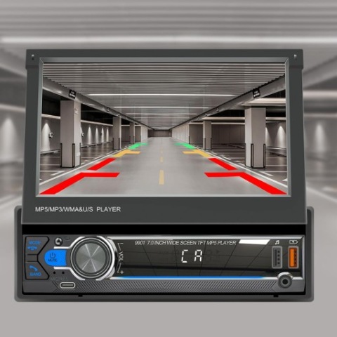 7” РАДІО АВТОМОБІЛЬНИЙ MP5 BT5.1 ANDROID АВТО КАМЕРА ЗАДНЬОГО ХОДУ LED (СВІТЛОДІОД) MIRRORLINK 