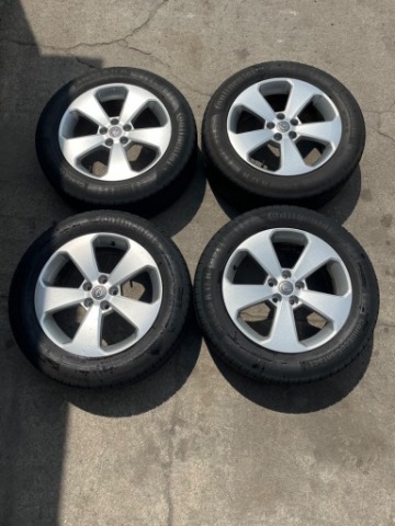 ДИСКИ АЛЮМІНІЄВІ OEM OPEL MOKKA 7X17 ET38 Z ШИНАМИ CONTINENTAL 