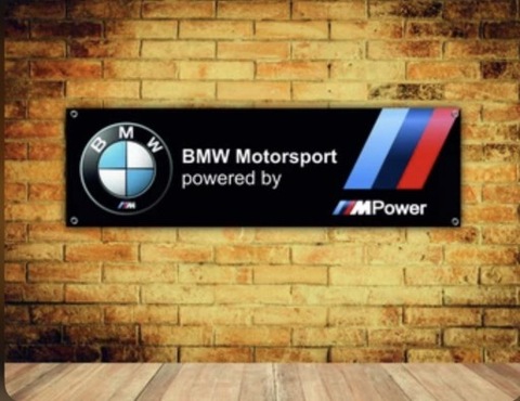 BANER ТЕНТ BMW M PERFORMANCE 150X60CM MPOWER фото