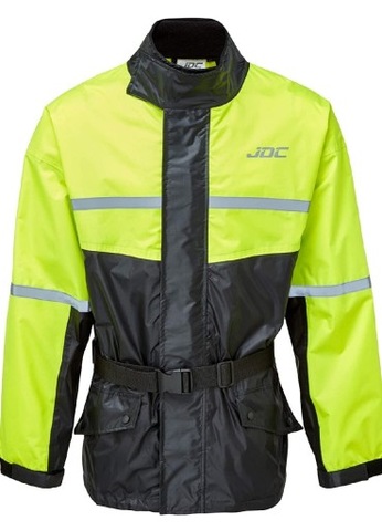 JDC REPELENTE AL AGUA CHAQUETA MOTOCICLETA XL REFLECTORES  