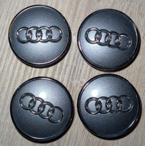 КОМПЛЕКТ 4 ШТ ОРИГИНАЛ КОЛПАЧКИ AUDI 8W0 601 170 - 61MM 