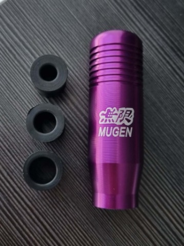 РУЧКА ПЕРЕКЛЮЧЕННЯ ПЕРЕДАЧ ЗМІНИ ПЕРЕДАЧ JDM FIOLETOWA АЛЮМІНІЙ MUGEN+ADAPTERY M8 M10 M12 