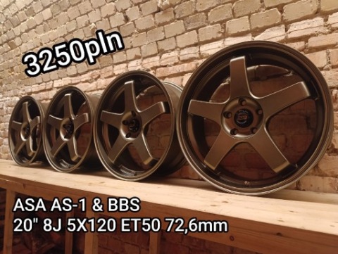 ДИСКИ 20 5X120 ASA AS-1 & BBS 