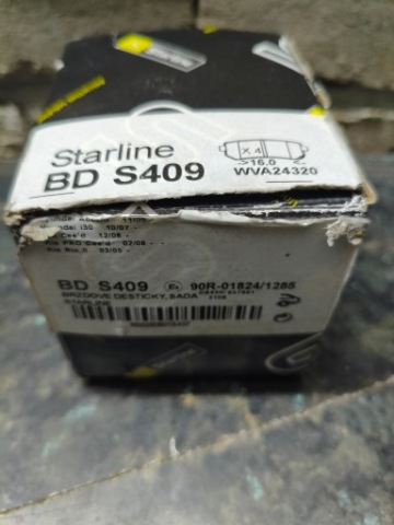 КОЛОДКИ ТОРМОЗНЫЕ ЗАД KIA SPORTAGE 3 3 10-15 STARLINE BD S409 