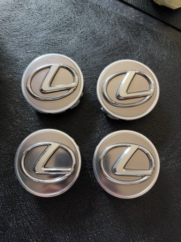 КОВПАЧКИ LEXUS 4 ШТ НОВЕ БЛИСК ЧОРНІ 62 MM 