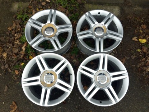 ТИТАНОВЫЕ ДИСКИ AUDI ОРИГИНАЛ S-ILNE 17 ДЮЙМЫ ET45 7,5J A6 C5 A4 B6 B7 8E0601025S 