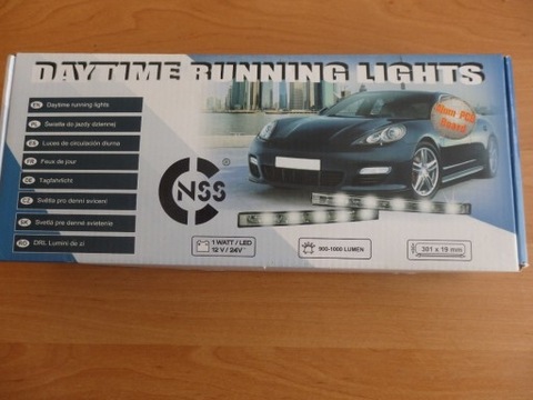 Światła jazdy dziennej LED DRL Homologacja 