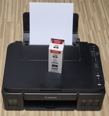 Urządzenie wielofunkcyjne Canon G3411 + tusz czarny