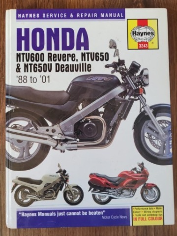 КНИЖКА СЕРВІСНА HONDA NTV600 NTV650 