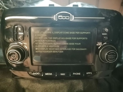 RADIO Z NAVIGATION FIAT 500 Z CODE EUROPE  