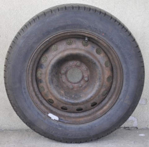 КОЛЕСО ЗАПАСНЕ ДИСК Z ШИНА MICHELIN 185/65 R15 ВЖИВАНІ ШИНА Z 2007 METŲ 