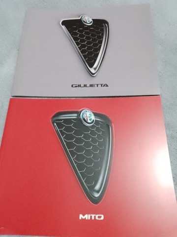 ALFA ROMEO GIULIETTA PROSPEKT MITO 2016 IT 2 PIEZAS  