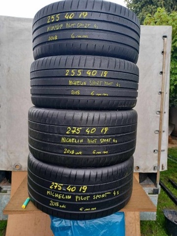 TIRES SUMMER MICHELIN 275 / 255/40 R19  