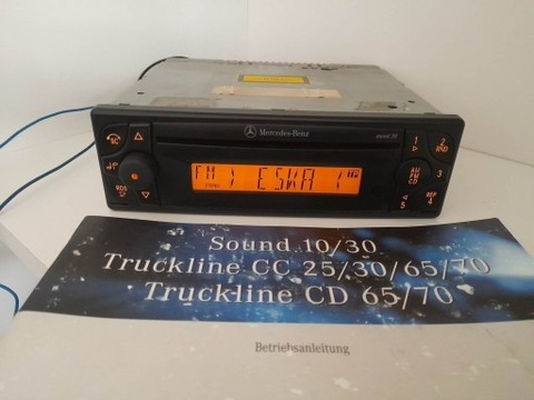 RADIO MERCEDES BECKER SOUND 30 W124 W140 R129 W210  