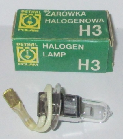 FIAT 126P / ЛАМПОЧКА ГАЛОГЕНОВА H3 12V 55W PK 22S / POLAM 