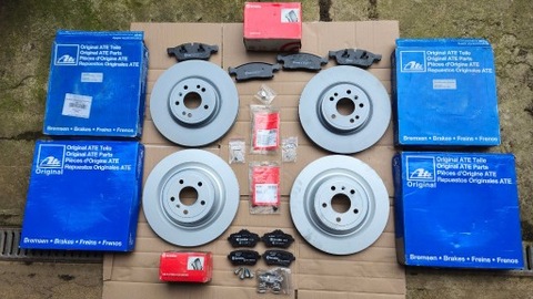 MERCEDES W166 ML GLE DISCS PADS SENSORS COMPLETE SET  