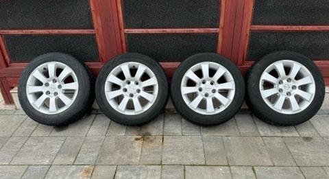 4 PCS. WHEELS ALUMINIUM 15' 5X110 OPEL, SAAB OEM GM  