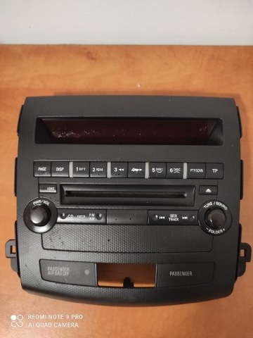 RADIO MANUFACTURADO CD PANEL.MITSUBISHI OUTLANDER 2  