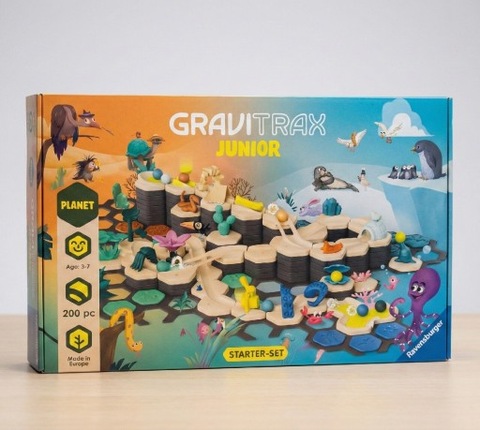 Zestaw startowy Ravensburger 270590 GraviTrax Junior Planeta 200 elementów 