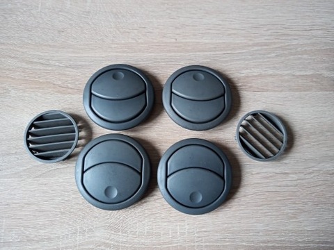 DEFLECTOR GRILLES FAN FIAT PANDA SET 4 PIECES  