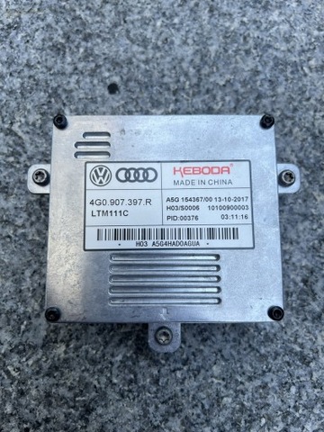 IGNITION UNIT MODULE XENON VW AUDI 4G0907397R ORIGINAL  