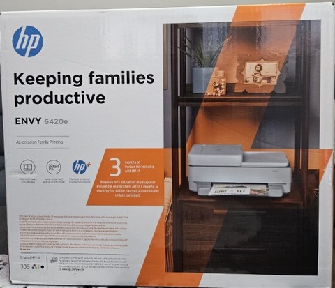 Urządzenie wielofunkcyjne kolor HP Envy 6420e drukarka skaner ksero duplex