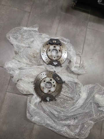 ДИСКИ ГАЛЬМІВНЕ + КОЛОДКИ ZIMMERMANN SPORT 256MM VW POLO , FABIA ,SEAT 