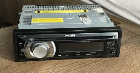 РАДІО АВТОМОБІЛЬНИЙ PHILIPS CD/MP3/USB/AUX + ПУЛЬТ