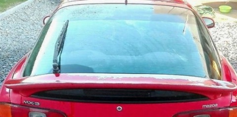 СКЛО ЗАДНЯ КРИШКА БАГАЖНИКА MAZDA MX-3 1.6 16V / V6 ORYGINAL, З ПІДІГРІВОМ 